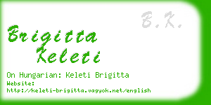 brigitta keleti business card